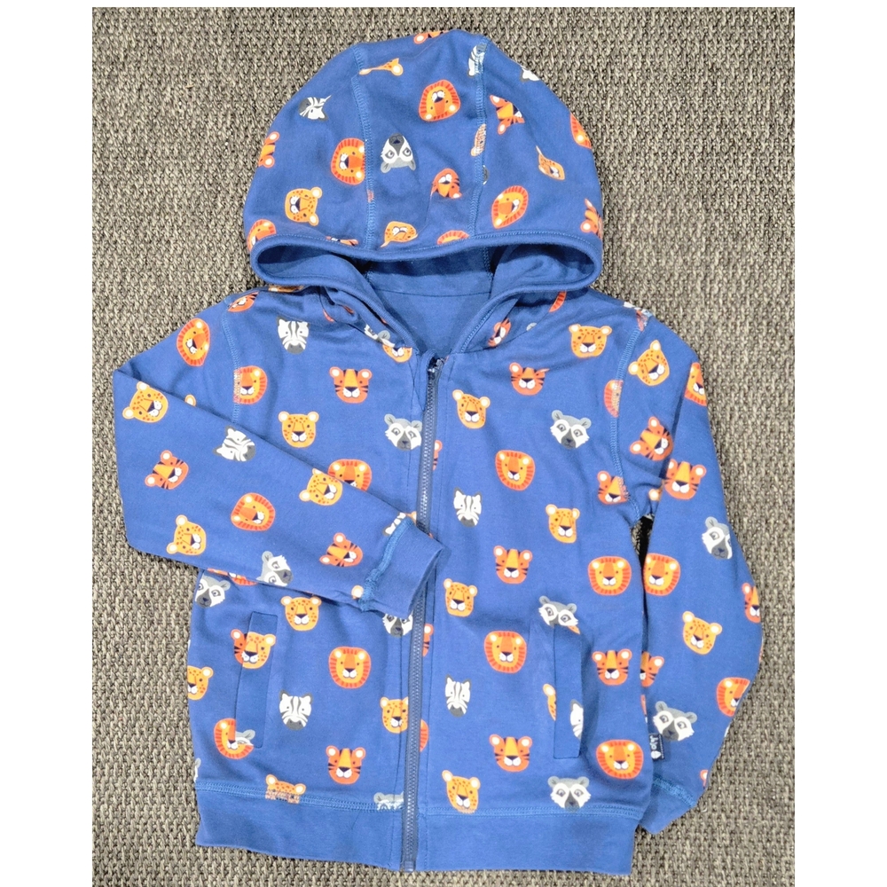 Reversible Animal Print Hoodie
